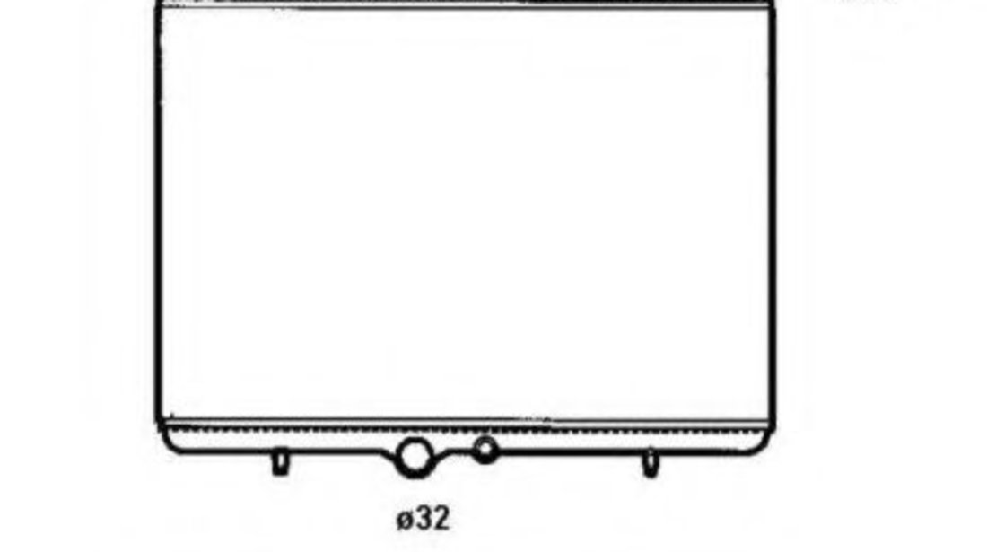 Radiator, racire motor PEUGEOT 307 SW (3H) (2002 - 2016) NRF 58312 piesa NOUA