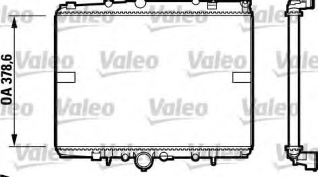 Radiator, racire motor PEUGEOT 607 (9D, 9U) (2000 - 2016) VALEO 732599 piesa NOUA