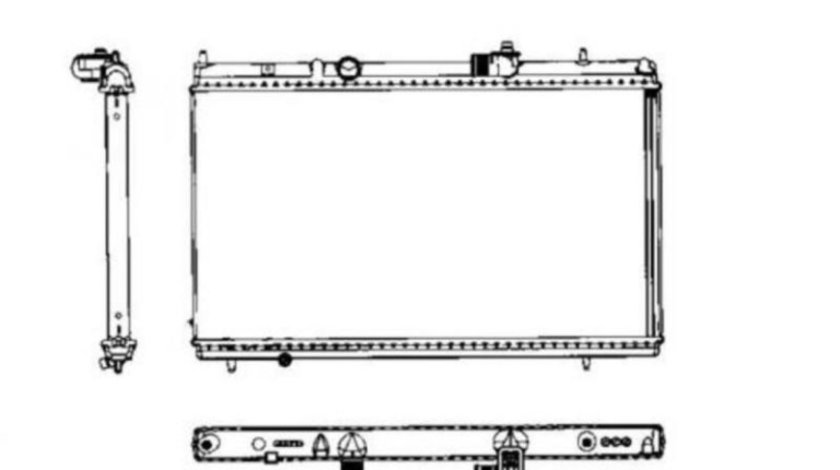 Radiator, racire motor Peugeot 607 (9D, 9U) 2000-2016 #2 09002228