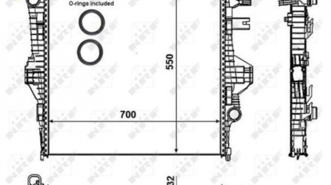 Radiator, racire motor Porsche CAYENNE 2010-2016 #2 53005