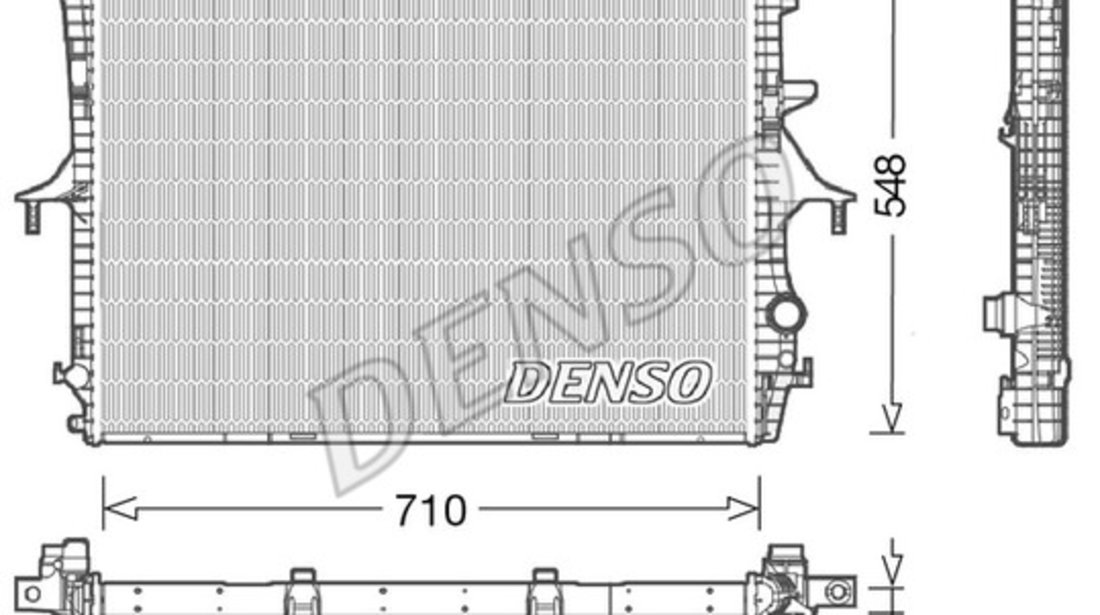 Radiator, racire motor PORSCHE CAYENNE (9PA) DENSO DRM02026