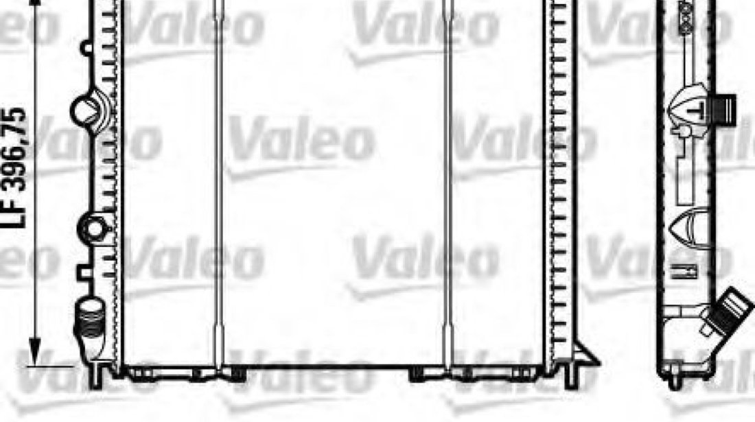 Radiator, racire motor RENAULT CLIO II (BB0/1/2, CB0/1/2) (1998 - 2005) VALEO 732071 piesa NOUA