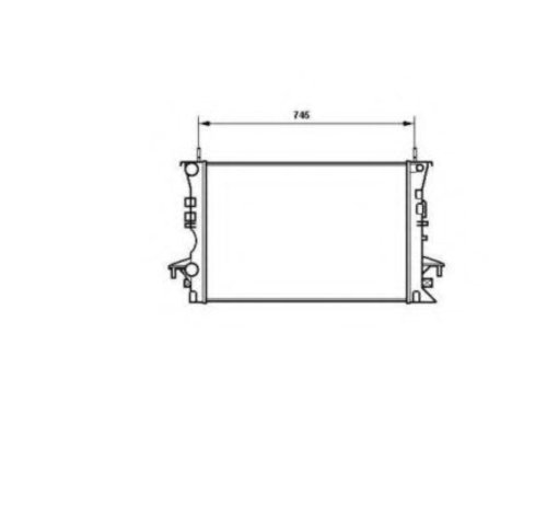 Radiator, racire motor RENAULT ESPACE III (JE0) (1996 - 2002) NRF 58318 piesa NOUA