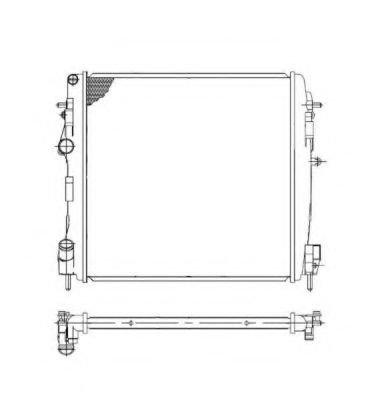 Radiator, racire motor RENAULT KANGOO Express (FC0/1) (1997 - 2007) NRF 58317 piesa NOUA