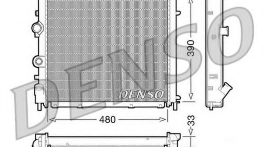 Radiator, racire motor RENAULT KANGOO Express (FC0/1) (1997 - 2007) DENSO DRM23011 piesa NOUA