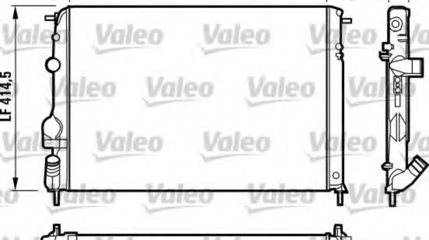 Radiator, racire motor RENAULT MEGANE I (BA0/1) (1995 - 2004) VALEO 732866 piesa NOUA