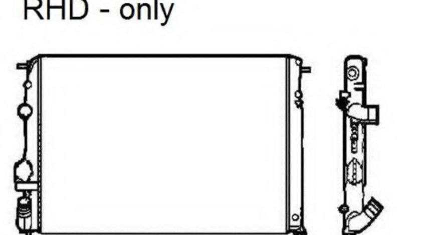 Radiator, racire motor RENAULT MEGANE I Classic (LA0/1) (1996 - 2006) NRF 58326 piesa NOUA