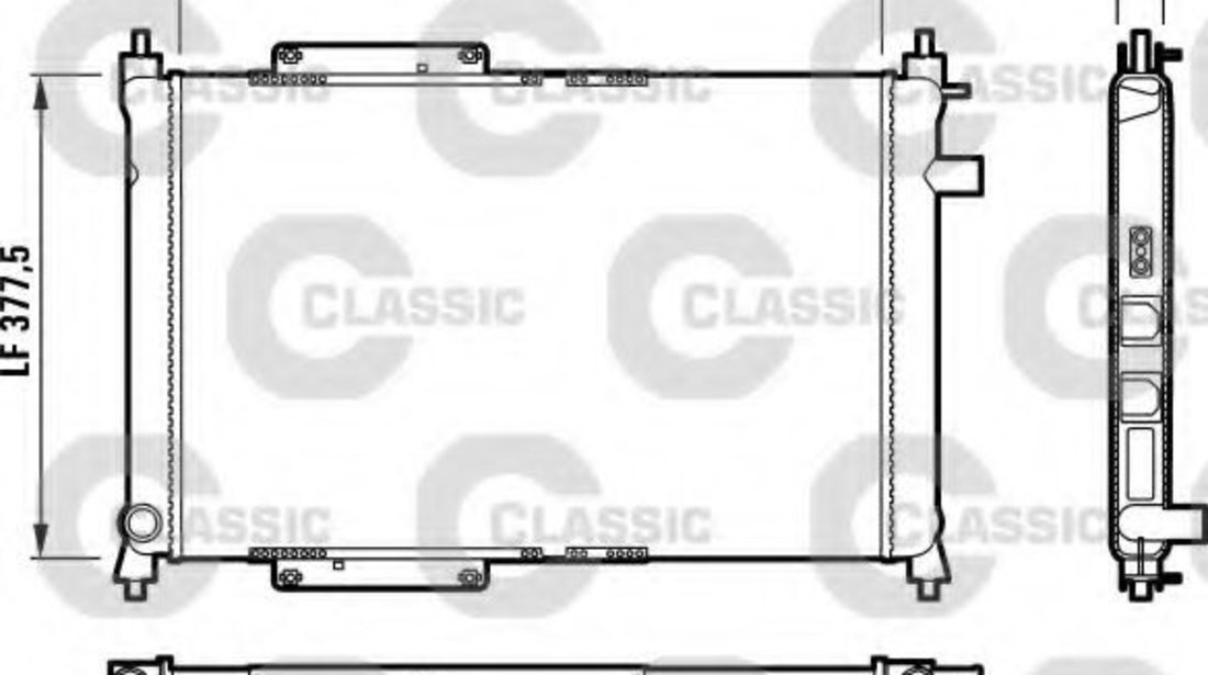 Radiator, racire motor ROVER 45 (RT) (2000 - 2005) VALEO 231818 piesa NOUA