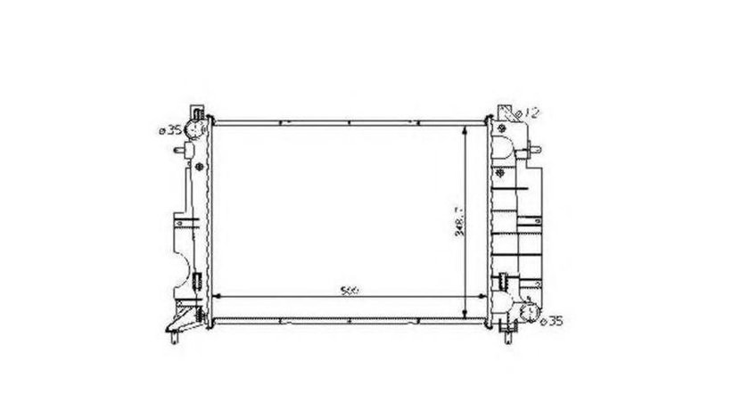 Radiator, racire motor Saab 900 Mk II Cabriolet 1993-1998 #2 01223006