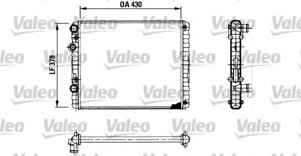 Radiator, racire motor SEAT CORDOBA (6L2) (2002 - 2009) VALEO 730956 piesa NOUA