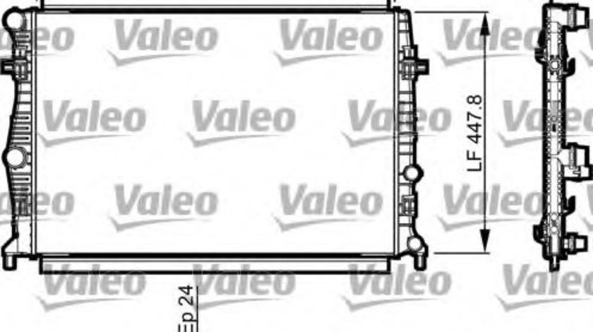 Radiator, racire motor SEAT LEON (5F1) (2012 - 2016) VALEO 735556 piesa NOUA