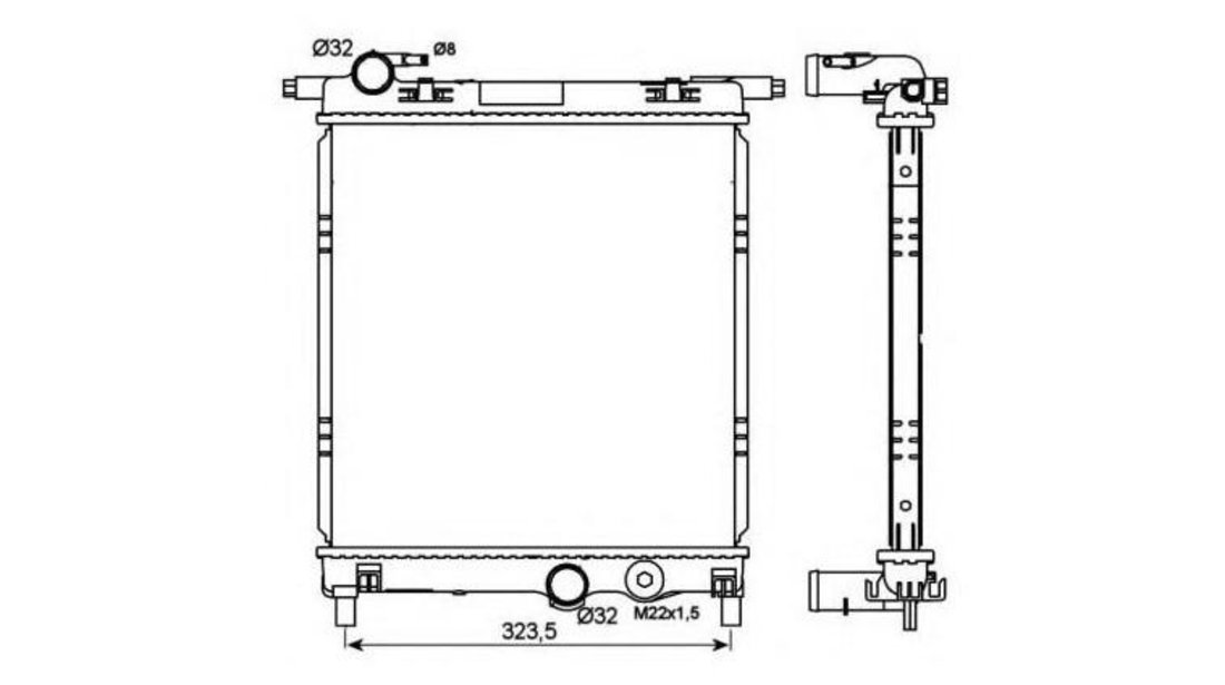 Radiator, racire motor Seat SEAT Mii (KF1_) 2011-2016 #2 1S0121253AA