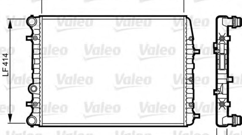Radiator, racire motor SKODA FABIA II Combi (2007 - 2014) VALEO 732864 piesa NOUA