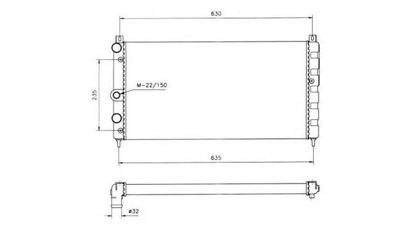 Radiator, racire motor Skoda FELICIA combi (6U5) 1995-1998 #2 007601412