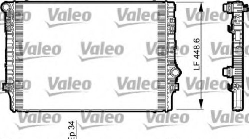 Radiator, racire motor SKODA OCTAVIA III (5E3) (2012 - 2016) VALEO 735548 piesa NOUA