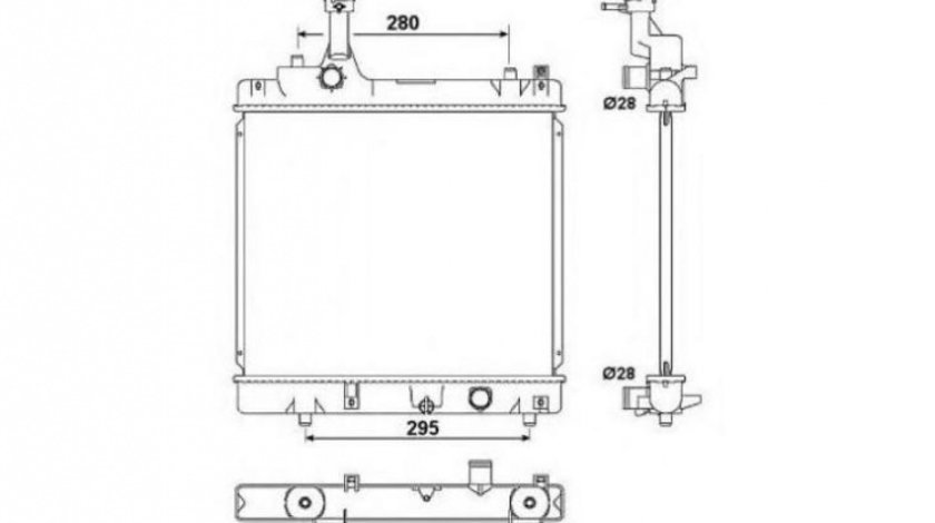 Radiator, racire motor Suzuki ALTO (HA25, HA35) 2009-2016 #2 042M24