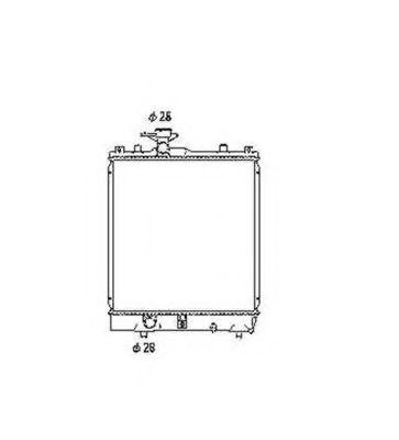 Radiator, racire motor SUZUKI IGNIS I (FH) (2000 - 2005) NRF 53456 piesa NOUA