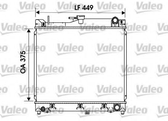 Radiator, racire motor SUZUKI JIMNY (FJ) (1998 - 2016) VALEO 734170 piesa NOUA