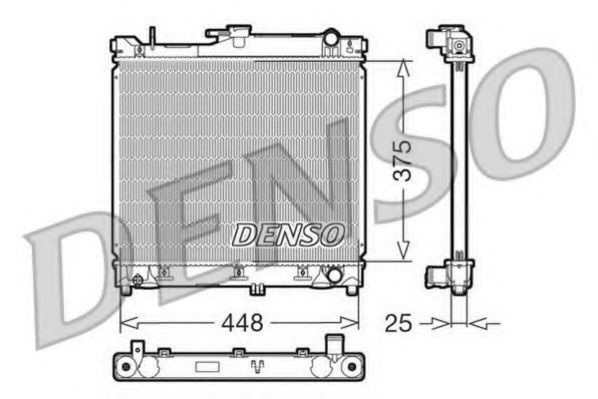 Radiator, racire motor SUZUKI JIMNY (FJ) (1998 - 2016) DENSO DRM47014 piesa NOUA