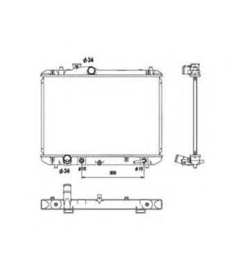 Radiator, racire motor SUZUKI SWIFT III (MZ, EZ) (2005 - 2016) NRF 53578 piesa NOUA