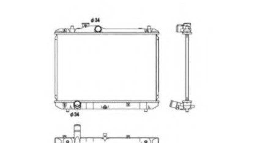 Radiator, racire motor SUZUKI SWIFT III (MZ, EZ) (2005 - 2016) NRF 53582 piesa NOUA
