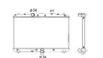 Radiator, racire motor SUZUKI SX4 (EY, GY) (2006 -...