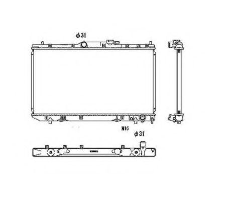 Radiator, racire motor TOYOTA AVENSIS (T22) (1997 - 2003) NRF 53446 piesa NOUA