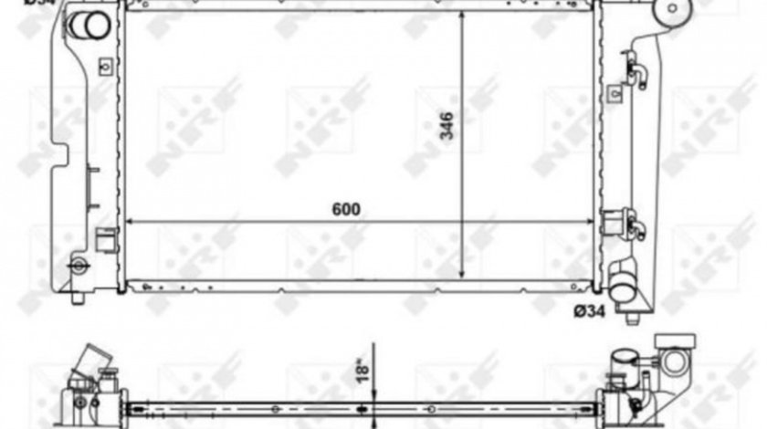 Radiator, racire motor Toyota COROLLA Verso (ZDE12_, CDE12_) 2001-2004 #2 01153104