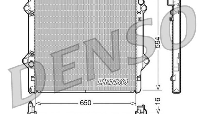 Radiator, racire motor TOYOTA FJ CRUISER (GSJ1_) DENSO DRM50036