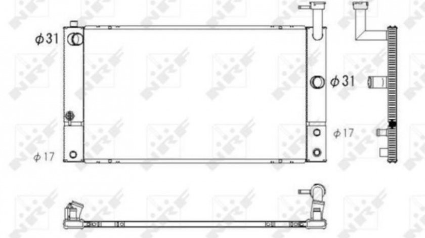 Radiator, racire motor Toyota PRIUS hatchback (NHW20_) 2003-2009 #2 1604121280