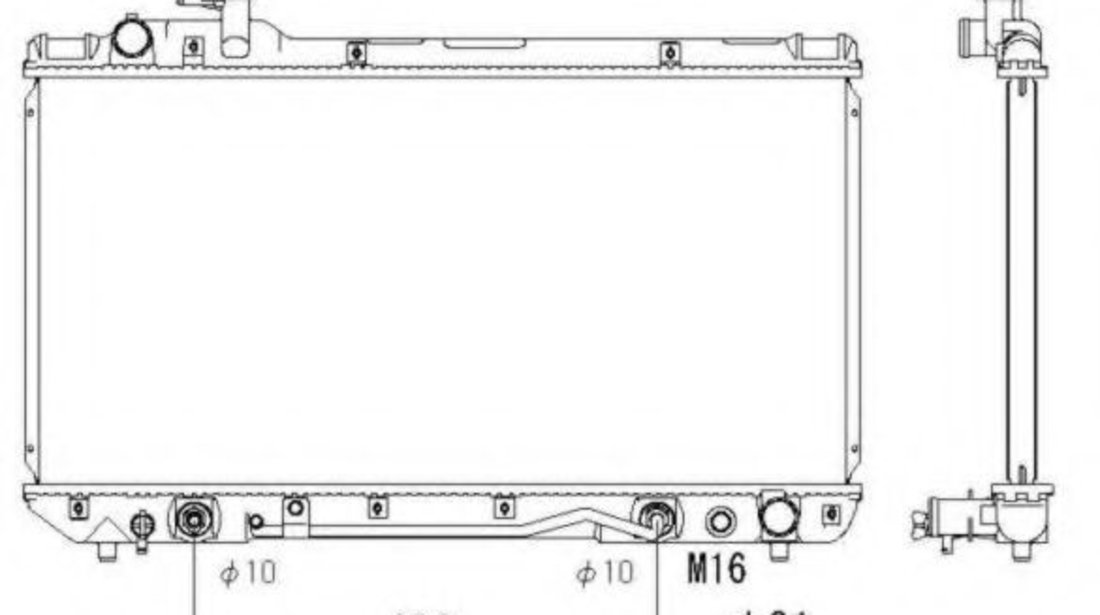 Radiator, racire motor TOYOTA RAV 4 I (SXA1) (1994 - 2000) NRF 53288 piesa NOUA