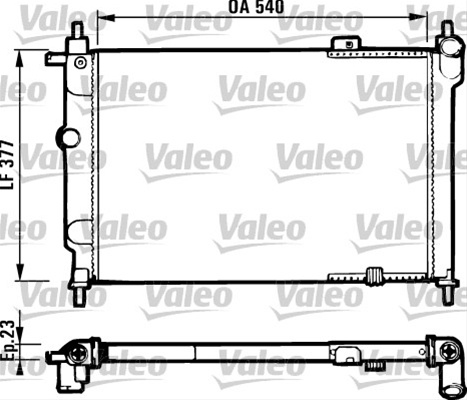 Radiator, Racire Motor Valeo 731551