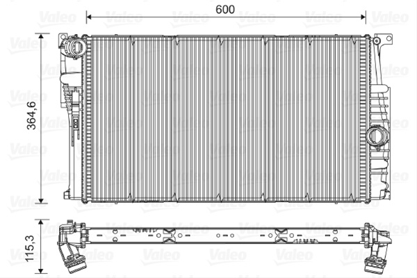 Radiator, Racire Motor Valeo Bmw 735454