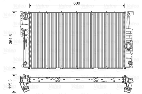 Radiator, Racire Motor Valeo Bmw 735455