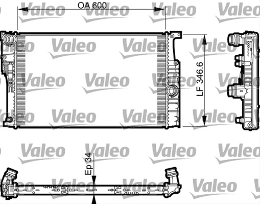 Radiator, Racire Motor Valeo Bmw 735456