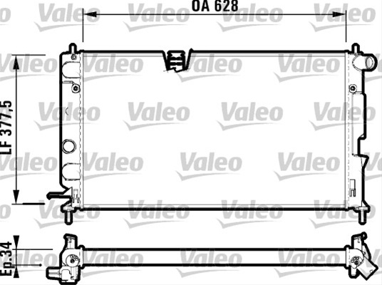 Radiator, Racire Motor Valeo Opel 732350