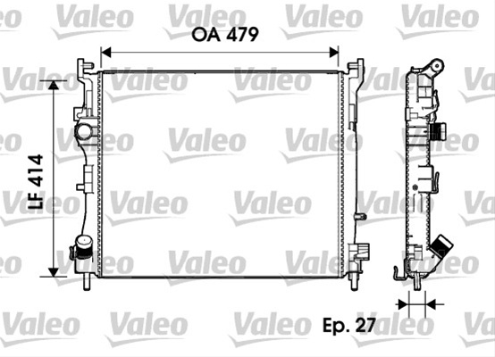 Radiator, Racire Motor Valeo Renault 732960
