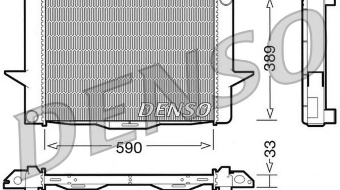 Radiator, racire motor VOLVO 850 (854) DENSO DRM33040