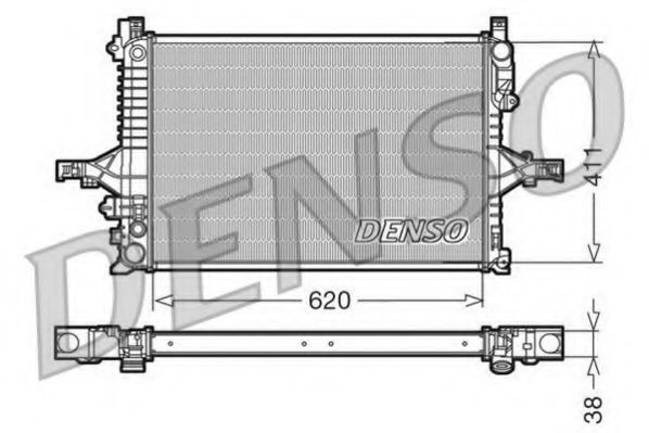 Radiator, racire motor VOLVO S60 I (2000 - 2010) DENSO DRM33066 piesa NOUA