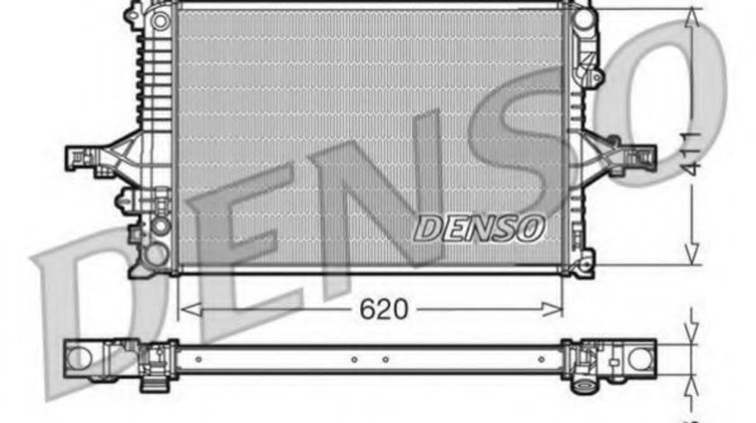 Radiator, racire motor VOLVO S60 I (2000 - 2010) DENSO DRM33066 piesa NOUA