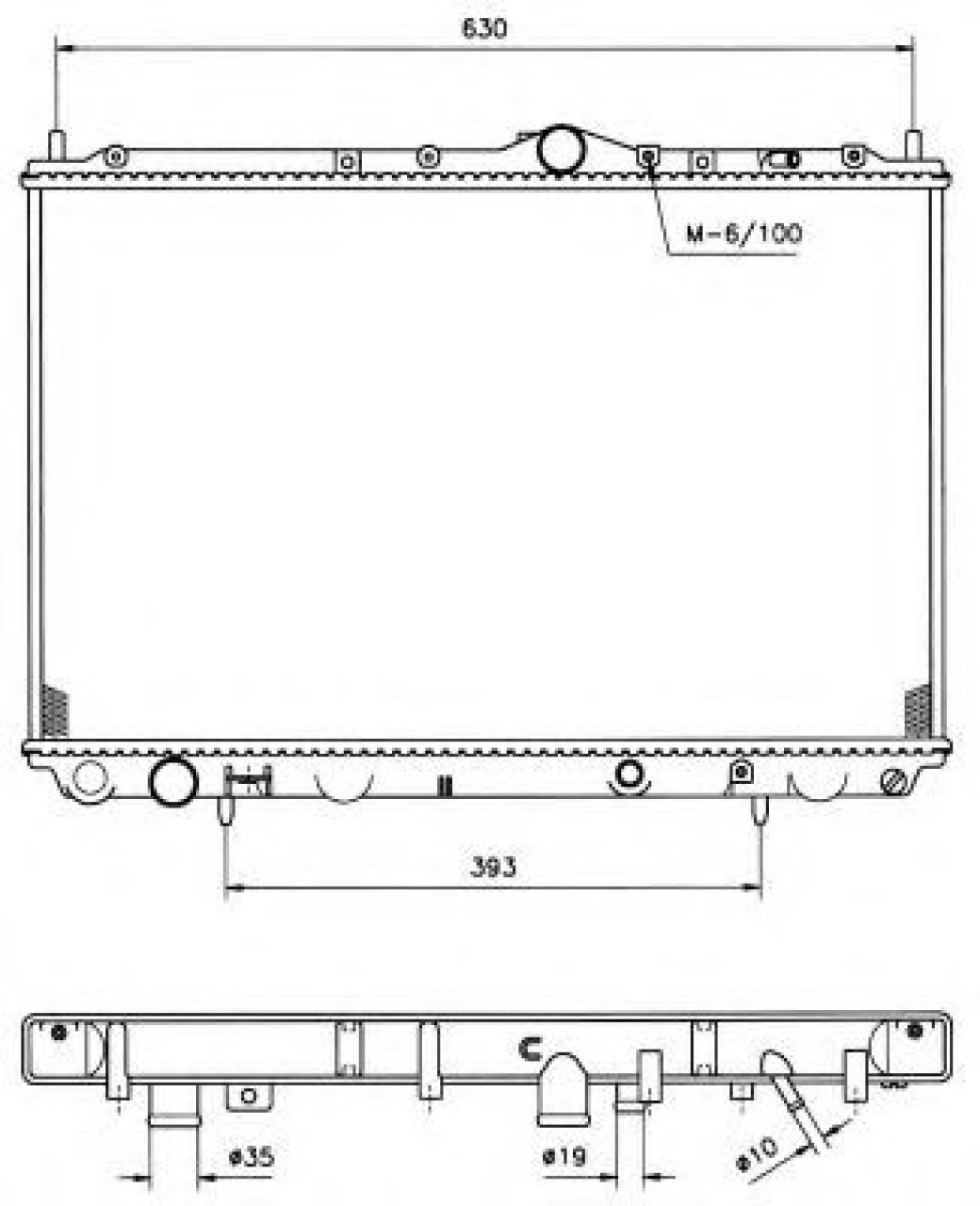 Radiator, racire motor VOLVO V40 Combi (VW) (1995 - 2004) NRF 509517 piesa NOUA