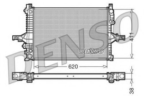 Radiator, racire motor VOLVO V70 II (SW) (2000 - 2007) DENSO DRM33066 piesa NOUA