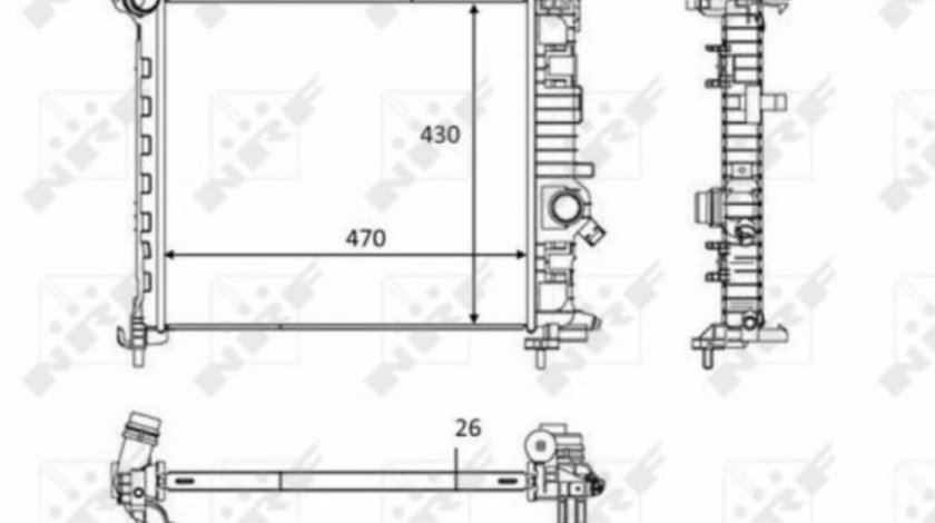 Radiator racire Opel MERIVA B 2010-2016 #3 020M77