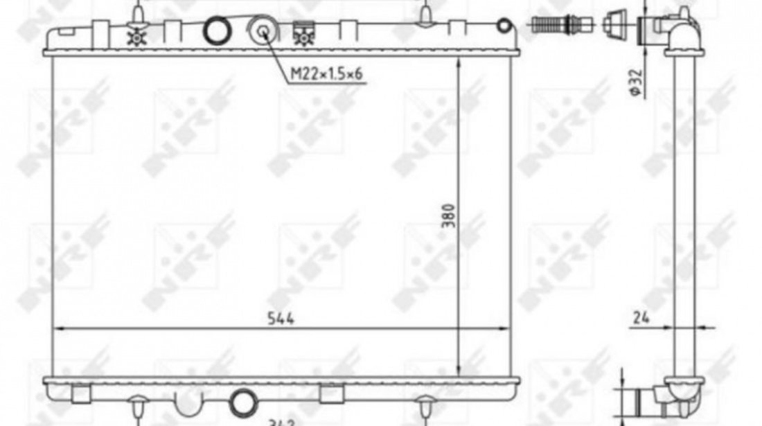 Radiator racire Peugeot 301 2012-2016 #2 1083081