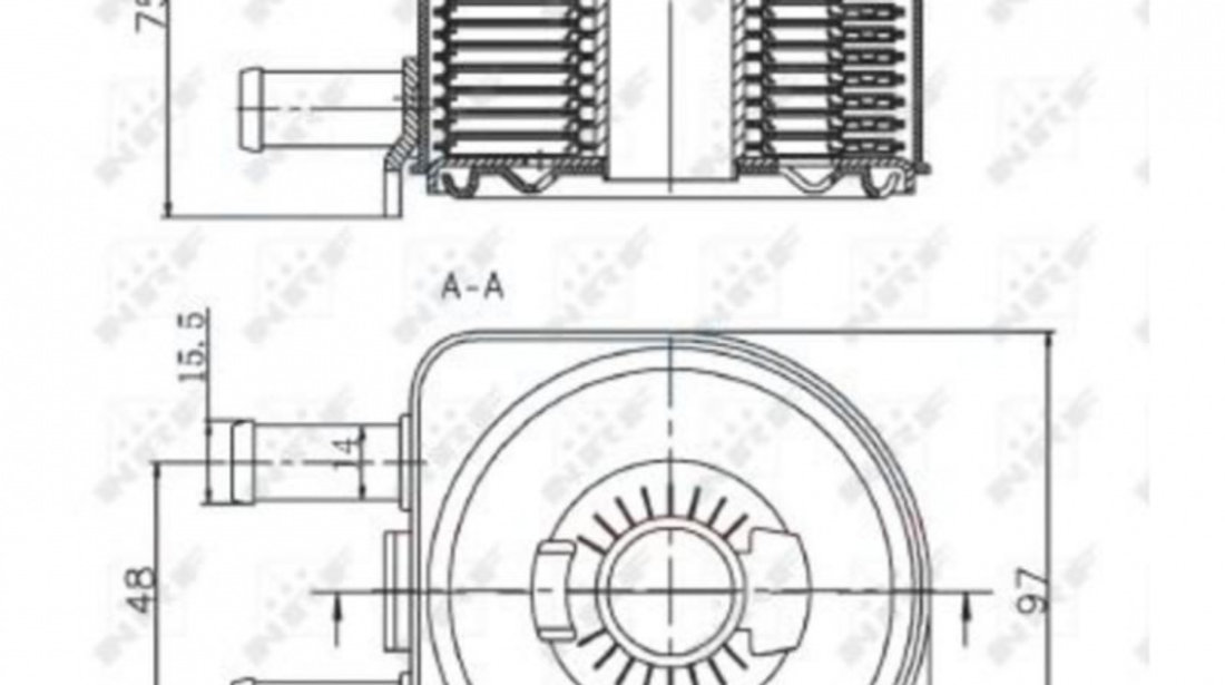 Radiator racire ulei Citroen XANTIA Estate (X2) 1998-2003 #2 1103H4