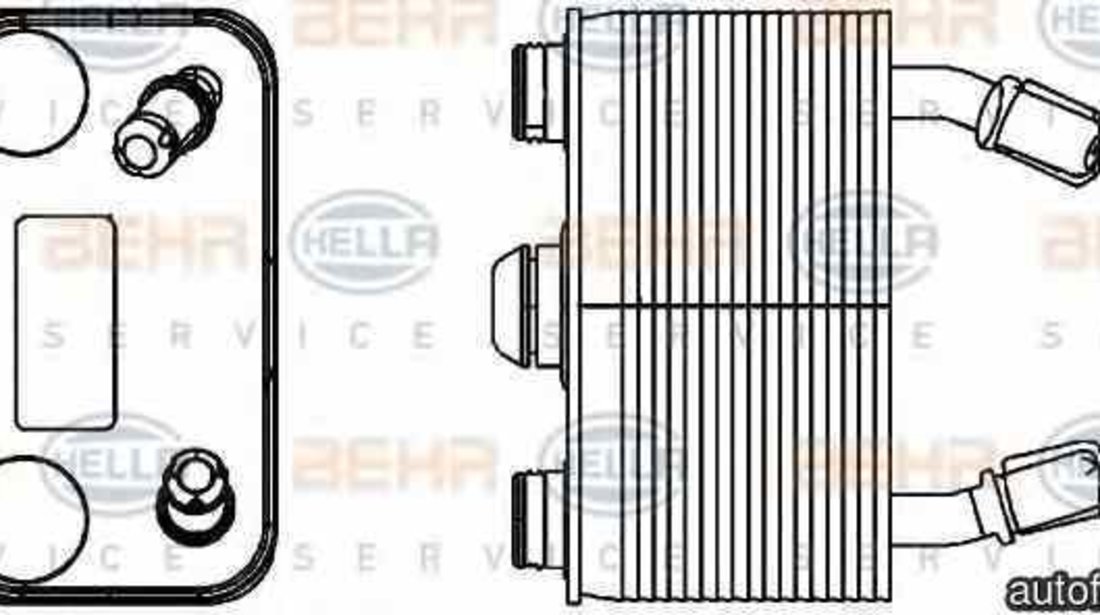 Radiator racire ulei cutie de viteze automata BMW X5 E53 HELLA 8MO 376 778-191