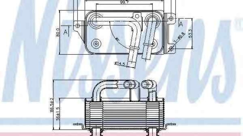 Radiator racire ulei, cutie de viteze automata BMW 7 (E65, E66, E67) NISSENS 90623