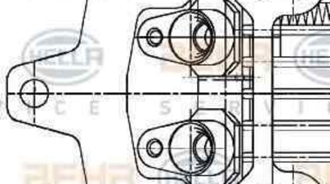 Radiator racire ulei, cutie de viteze automata VW TOUAREG (7LA, 7L6, 7L7) HELLA 8MO 376 726-291