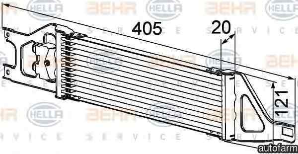 Radiator racire ulei cutie de viteze aut