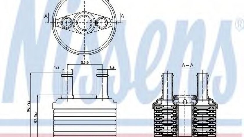 Radiator racire ulei, cutie de viteze automata AUDI A3 Cabriolet (8P7) (2008 - 2013) NISSENS 90664 piesa NOUA